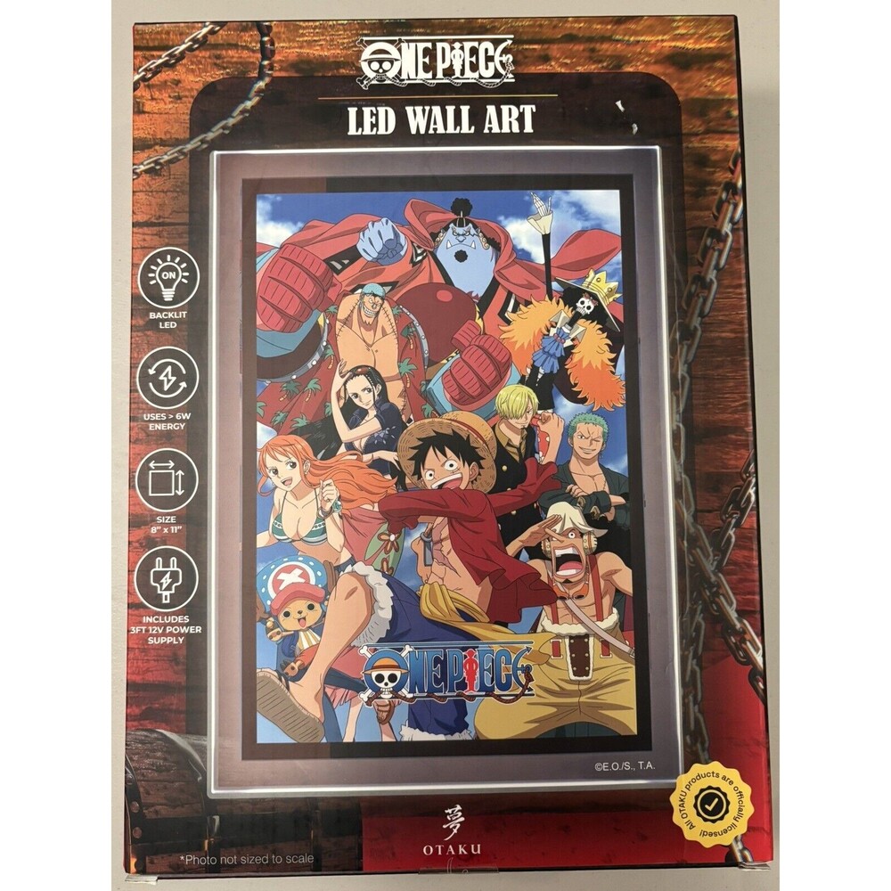 One Piece Anime LED Wall Art Brand New Otaku Lamps